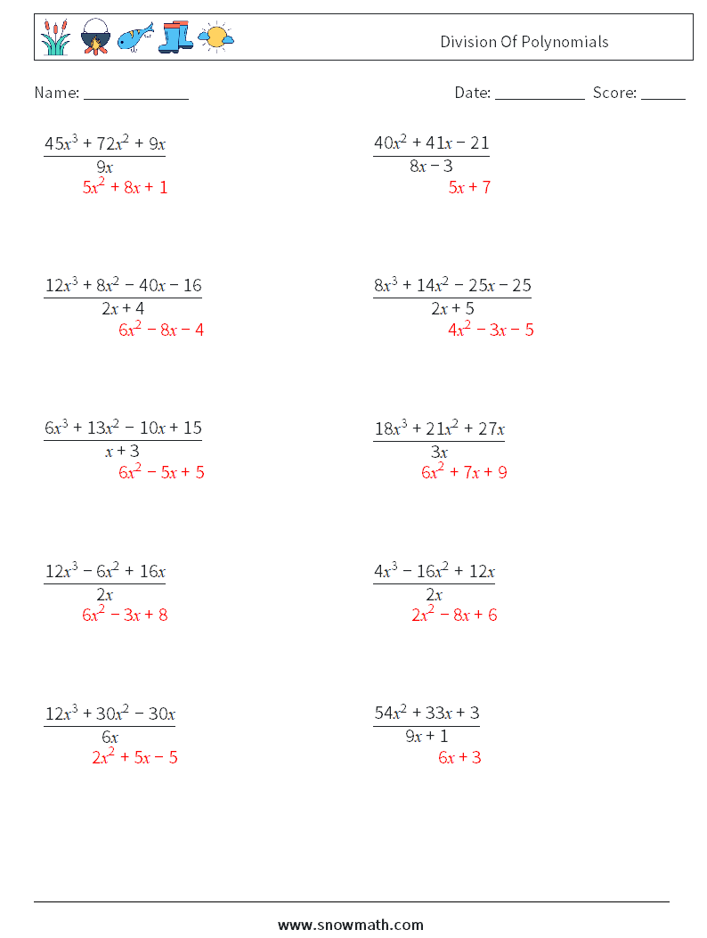 50-dividing-polynomials-worksheet-answers